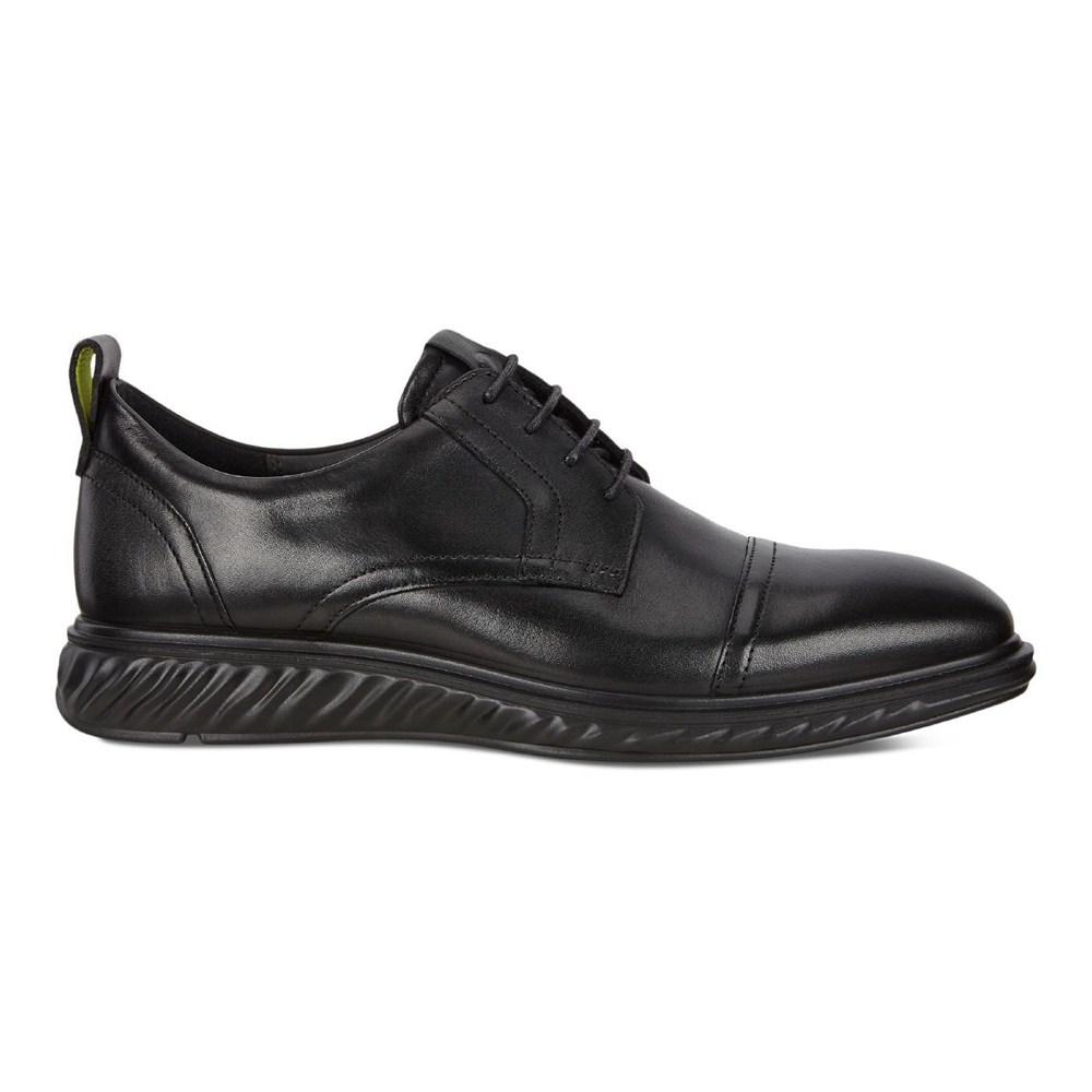 ECCO Mens Dress Shoes Black - St.1 Hybrid Lite - IJO-986507